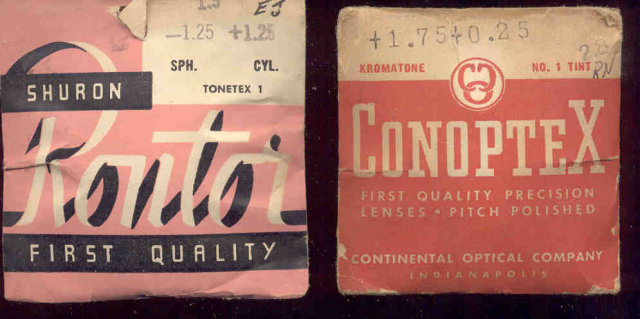 Vintage Eyeglass Lenses