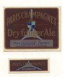 Paris Champagnet Gingerale Soda Label