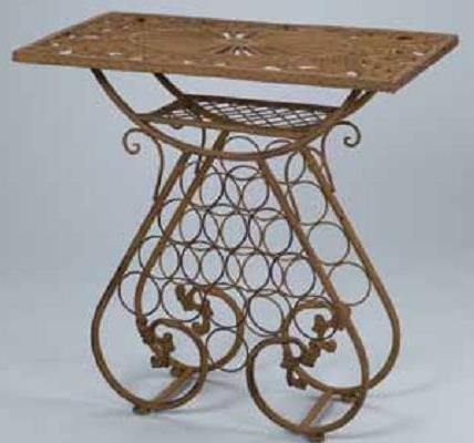 Cast Iron Wine Table
