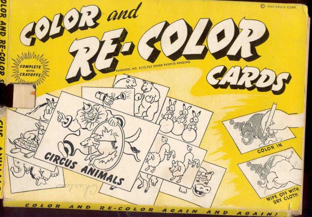 Celco Color Cards in Original Pack 1949