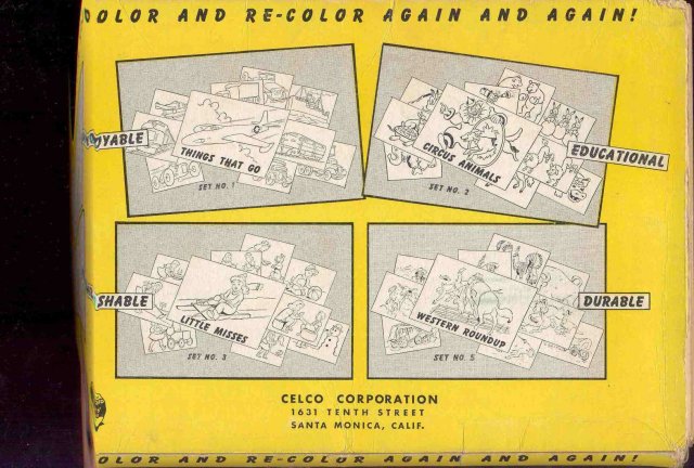 Celco Color Cards in Original Pack 1949