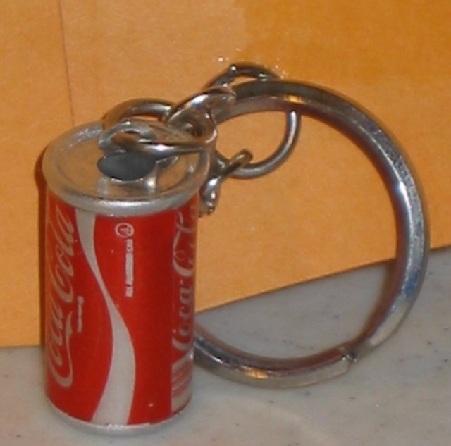 Coca-Cola Soda Can Keychain Toy