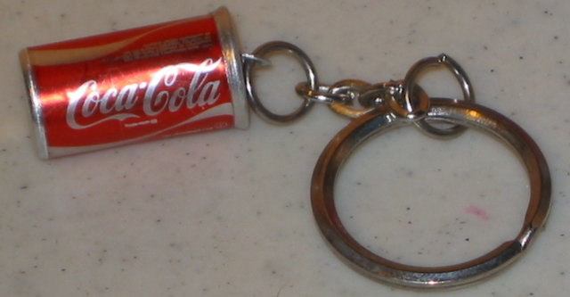 Coca-Cola Soda Can Keychain Toy