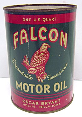 Falcon Motor Oil Can Full Unused