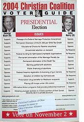 Christian Coalition Voter Guide