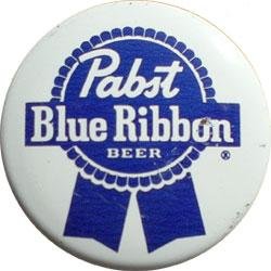 Pabst Blue RIbbon Beer Pinback Pin