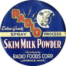 Radio Powdered Milk Poster