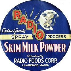 Radio Powdered Milk Poster