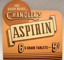 Chandler's Aspirin Store Display
