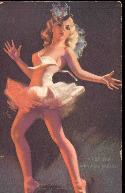 Mutoscope Pinup Card - Get the Darndest Brakes