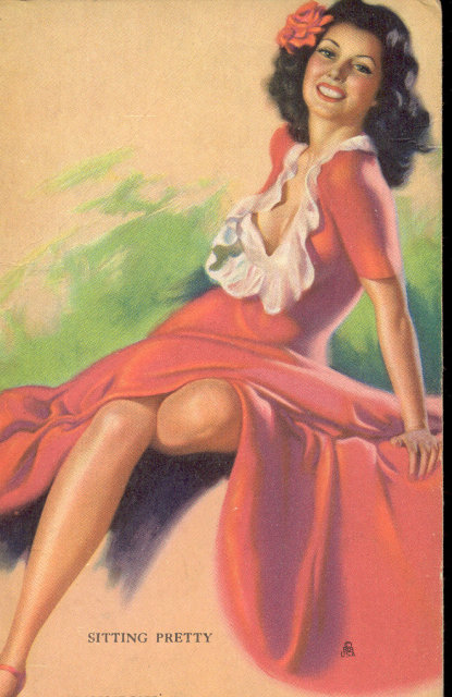 Mutoscope Pinup Card - Senorita