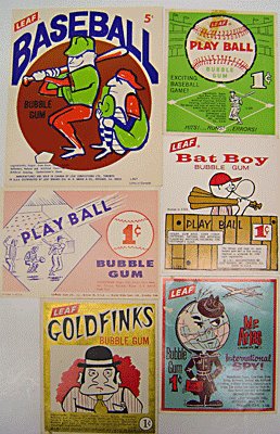 Bubble Gum Vending Cards Toys