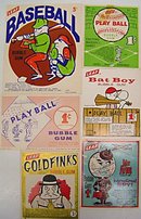 Bubble Gum Vending Cards Toys