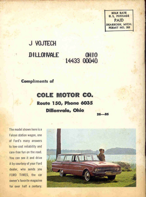 1961 Ford Magazine