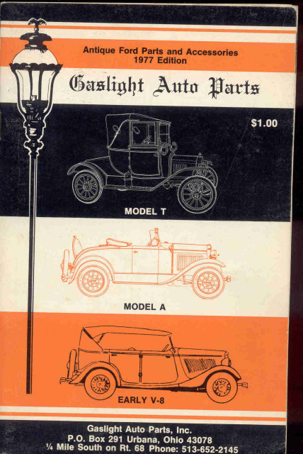 Gaslight Auto Parts Book 1976