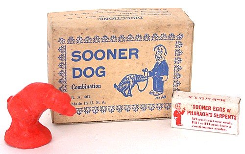 Sooner Dog Toy in Box