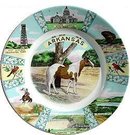 Arkansas Souvenirware Plate