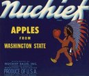 Nuchief Apple Crate Label