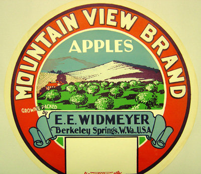 Mt. View Apple Barrel Label