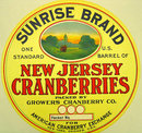Sunrise Cranberry Label