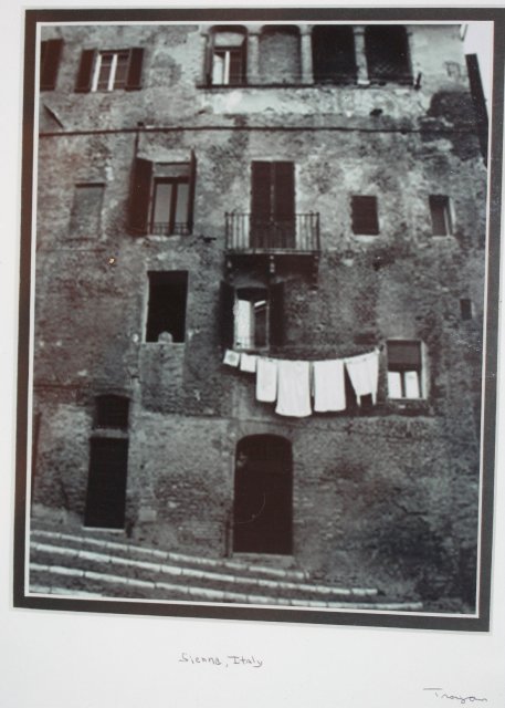 Rome Sicily BW Photo Framed
