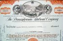 Pennsylvania Railroad Stock Certificate Framed
