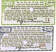 Niagara Falls bonds