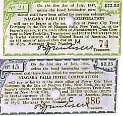 Niagara Falls bonds