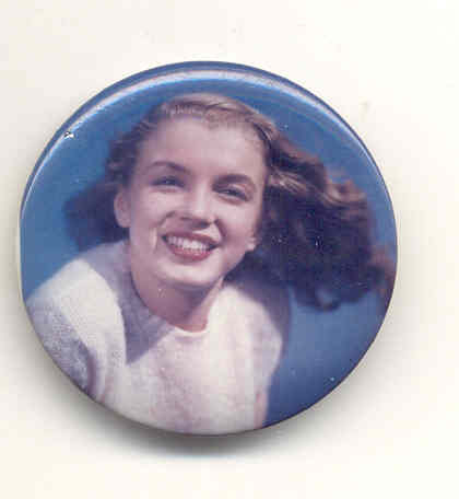 Norma Jean Baker MM Pinback Pin