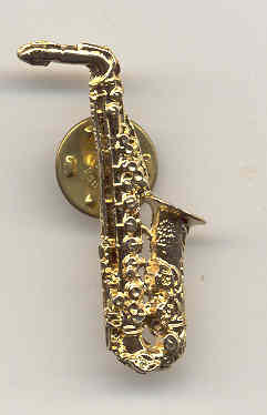 Saxophone Clinton Pin