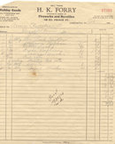 Fireworks Receipt 1934
