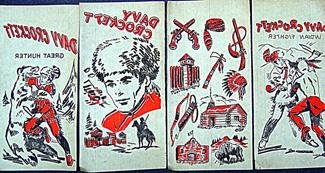 Davy Crockett Iron-On Transfers