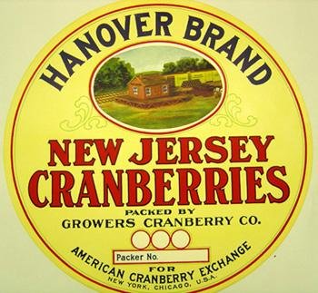 Hanover Cranberry Label NJ