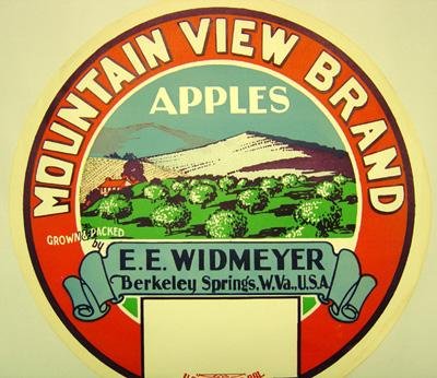 Mountain View Apple Barrel Label