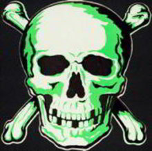 Diecut Halloween Skull Wall Hanging