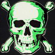 Diecut Halloween Skull Wall Hanging