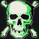 Diecut Halloween Skull Wall Hanging