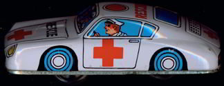 Japan Tin Litho Vehicle Toy