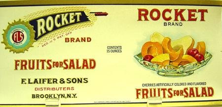 Rockets Fruit Label