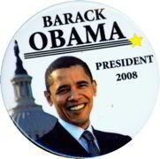 Barak Obama Magnet 2008