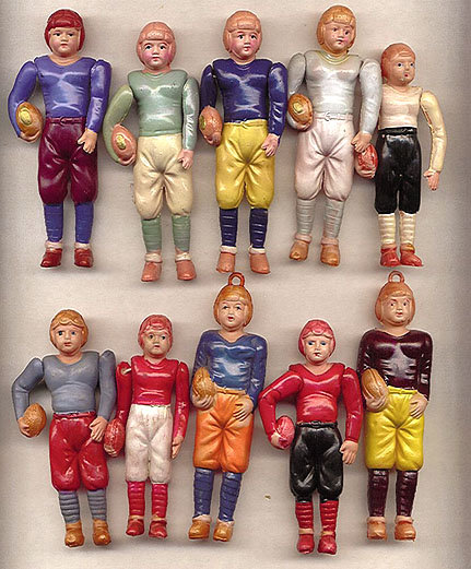 Celluloid Football Player Doll