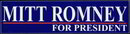 Mitt Romney Bumper Sticker