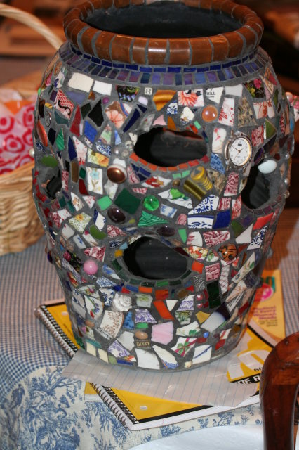 Mosaic Strawberry Pot