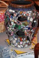 Mosaic Strawberry Pot
