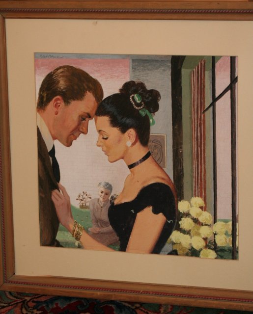 Robert Patterson Illustration Framed