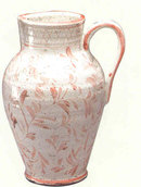 Earthenware Distressed Pitcher