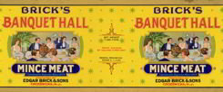 Brick's Mince Meat Label