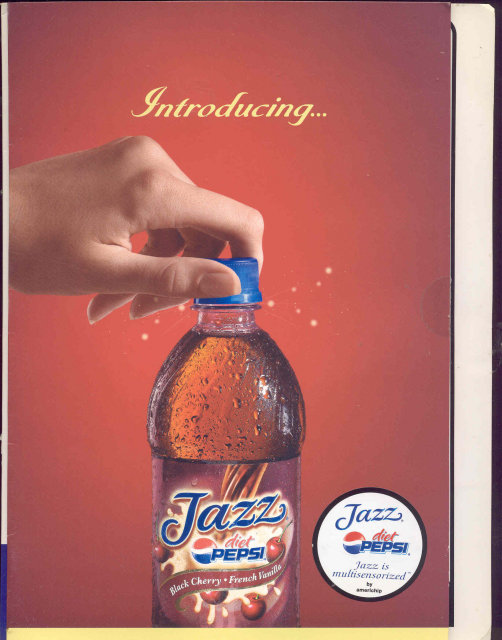 Diet Pepsi Jazz Soda Greeting Card