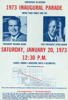 Nixon Inaugural Flyer