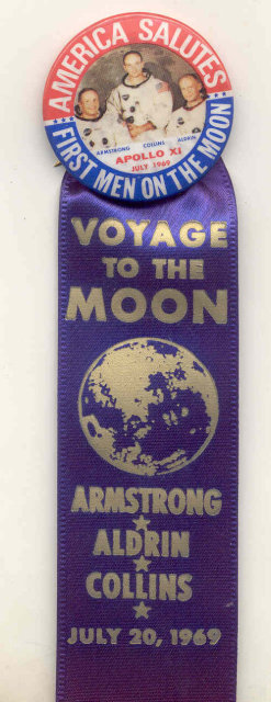 Apollo Pinback Ribbon